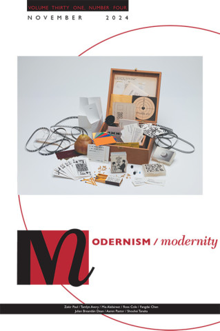 Cover image of Modernism/modernity